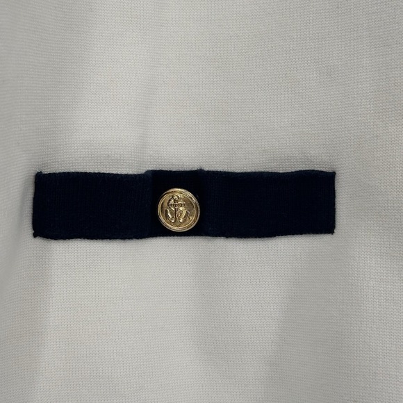 Brooks Brothers Women's Small Striped Nautical Coastal 3/4 Sleeve Tunic Top - Picture 3 of 5